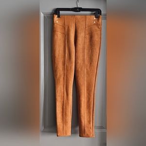 Marc New York Suede-Like Tan Pants - Size (US) S